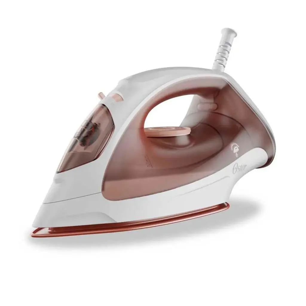 PLANCHA DE VAPOR COMPACTA OSTER SUELA ANTIADHERENTE VAPOR VARIABLE PALO ROSA GCSTBS3801-13