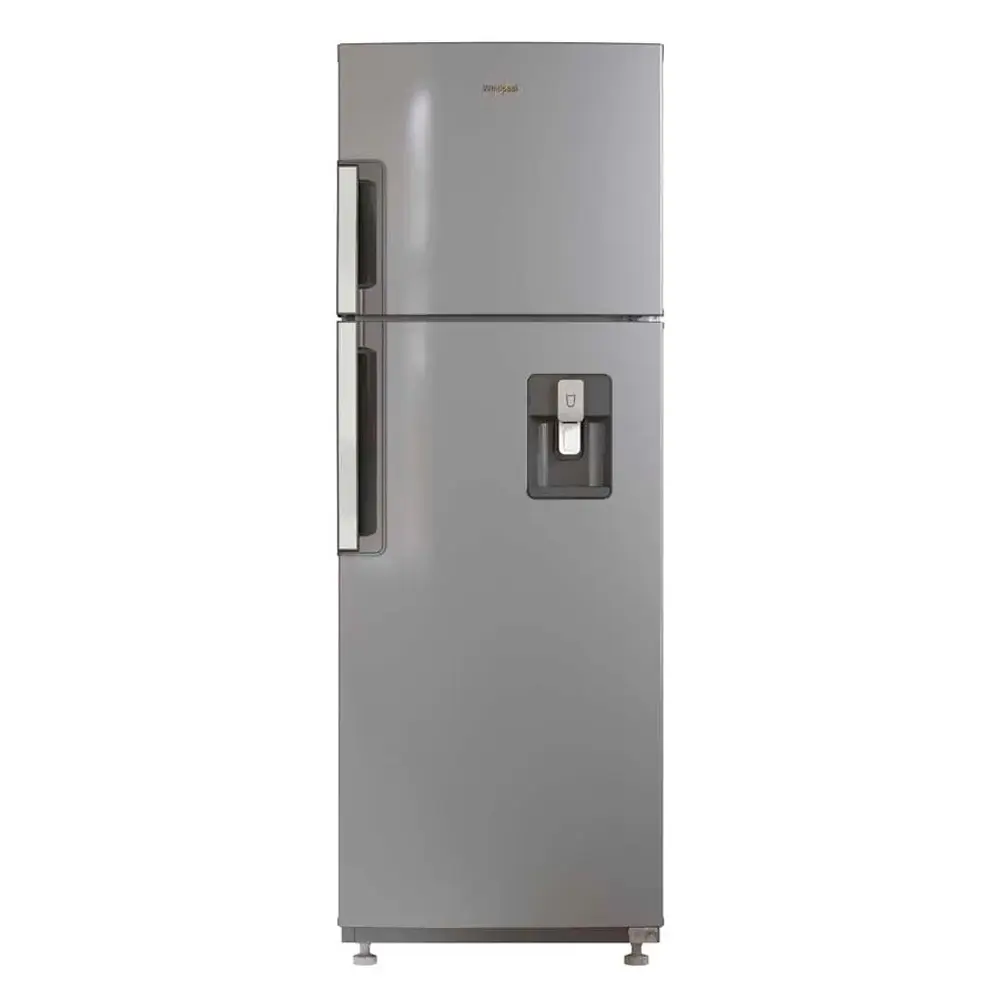REFRIGERADOR WHIRLPOOL 11" 2 PUERTAS ACERO INOXIDABLE DISPENSADOR DE AGUA GRIS WRW32DKTWW