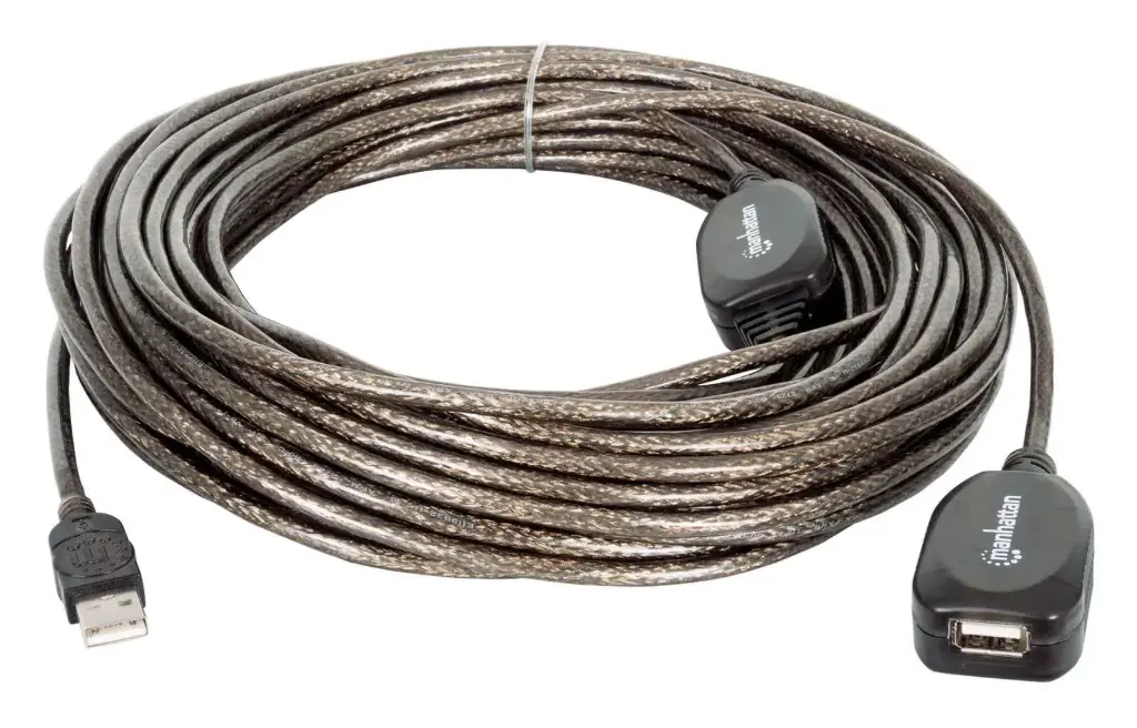 CABLE MANHATTAN 150958 EXTENSION ACTIVO USB   A ALTA VELOCIDAD 20 METROS CAB-MH-USB0958