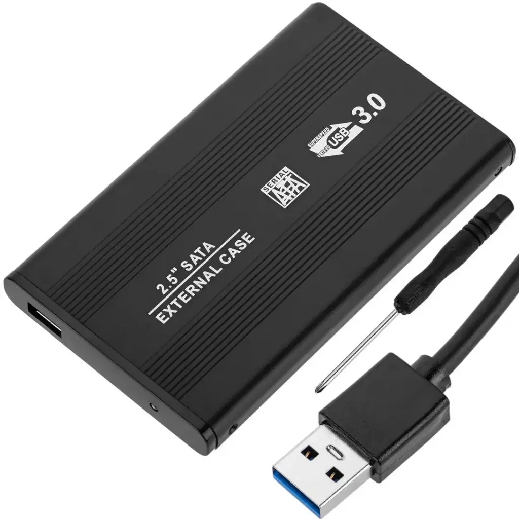 ADAPTADOR ENCLOSURE PARA DISCO 2.5  USB 3.0 DE ALUMINIO 