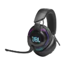 AUDIFONOS JBL QUANTUM 100 PARA GAMING AUXILIAR 3.5MM COLOR BLANCO CON AZUL AUDIF-JBL-Q10BA