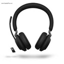 AUDIFONOS DE OREJA JABRA BLUETOOTH INALÁMBRICO USB A AISLAMIENTO DE RUIDO NEGRO JABRA EVOLVE2 65 UC STEREO