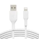 CABLE BELKIN BOOST CHARGE USB A TO LIGHTNING 2MTS. WHITE AB141BLK71