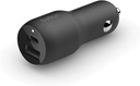 CARGADOR BELKIN CAR BOOST CHARGE 24W CHARGER W LTG TO USBC CBL AC407BLK43