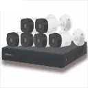 COMBO 6 CÁMARAS 2MPX, 50M IR METÁLICAS CON AUDIO C2X-6META-A