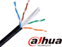 METRO DE CABLE EXTERIOR CAT6 (100% COBRE), C/NEGRO *DAHUA* DH-PFM920-6U