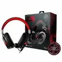 AUDÍFONO GAMING PRIMUS DARK SIDE ARCUS110T SONIDO HD, MICRÓFONO INCORPORADO Y DISEÑO CÓMODO PARA LARGAS SESIONES DE JUEGO.