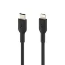 CABLE BELKIN BOOSTCHARGE USB C TO LIGHTNING BRAIDED 1MTS BK AC405BLK3