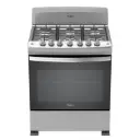 ESTUFA WHIRLPOOL 6 HORNILLAS 30" INOXIDABLE SILVER LWFR3000D 110111