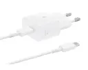 CARGADOR SAMSUNG 1 USB C 25W DE PARED BLANCO CON CALBE EP T2510XWTGTW CARGU-SAM-C251B