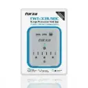 PROTECTOR DE VOLTAJE FORZA FWT 631 TOMA DE CORRIENTE DE PARED CON PROTECCIÓN CONTRA SOBRETENSIONES USB C, 110 V, 3 USB, 6 SALIDAS DE CA, NLI AU130FOR32