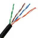 METRO DE CABLE UTP CAT. 5E, CCA,PARAEXTERIOR NEGRO, SPRIWIRE CON GUÍA CAT5ECONGUIÍA