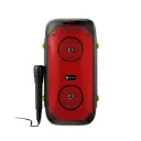 BOCINA KLIP XTREME PORTATIL CON MICROFONO CON CABLE LUCES LED 
