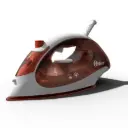 PLANCHA DE VAPOR OSTER COMPACTA SUELA ANTIADHERENTE VAPOR VARIABLE ANTICALCIO ROCIO ROJO GCSTBS5004-013