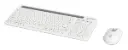 TECLADO Y MOUSE  MANHATTAN INALAMBRICO INGLES 180634 BLANCO MANH180634