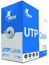 CABLE XTECH UTP CAT5E 1000FT GRAY XTC 220 24 AWG / 304 MTS CON 80 CM C/CAJA XTC-22