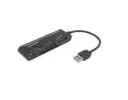 LECTOR DE MEMORIA EXTERNA MANHATTAN 101677 USB 24 EN 1 COLOR NEGRO LECMEMEX-MH-677