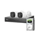 COMBO ARMADO DE 2 CÁMARAS 2MPX 1080P 20M IR 500GB SIN AUDIO C2X-2