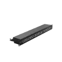 PATCH PANEL DE 24 PUERTOS CAT6 CON SOPORTE PARA CABLES SPRYWIRE SW-PP24B