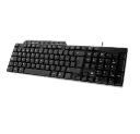 TECLADO CON CABLE XTECH KYBD WRD MM USB SPA XTK-160S BLACK ID222XTK03