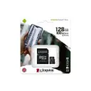 MICRO SD KINGSTON 128GB MICSDXC CANVAS SELECT PLUS 100R A1 C10 SDCS2/128GB CH804KNG02 