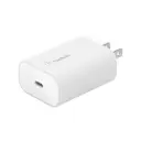CARGADOR BELKIN 25W AC CHARGER USB C PD 3.0 PPS WALL CARGA RÁPIDA WHITE AC406BLK51