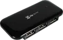 CONCENTRADOR KLIPXTREME HUB USB KLIP KUH 190B 4 HI SPEED PUERTOS USB 2.0 NEGRO KUH-190B