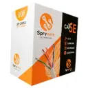 BOBINA UTP CAT5E CCA PARA INTERIORES SPRYWIRE BOBINA DE 305MTS. NUEVO, CERTIFICACIONES CE,ROHS,REACH BOBINA SWE-CAT5E-INT-BOB