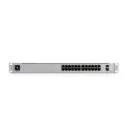 SWITCH UNIFI PROFESIONAL 24 PUERTOS POE, CAPA 3 ADMINISTRABLE, PUERTOS: (24) RJ45 DE 1GBE (16 POE  Y 8 POE  ) Y (2) SFP  DE 10G, 400W, MARCA UBIQUITI. USW-PRO-24-POE